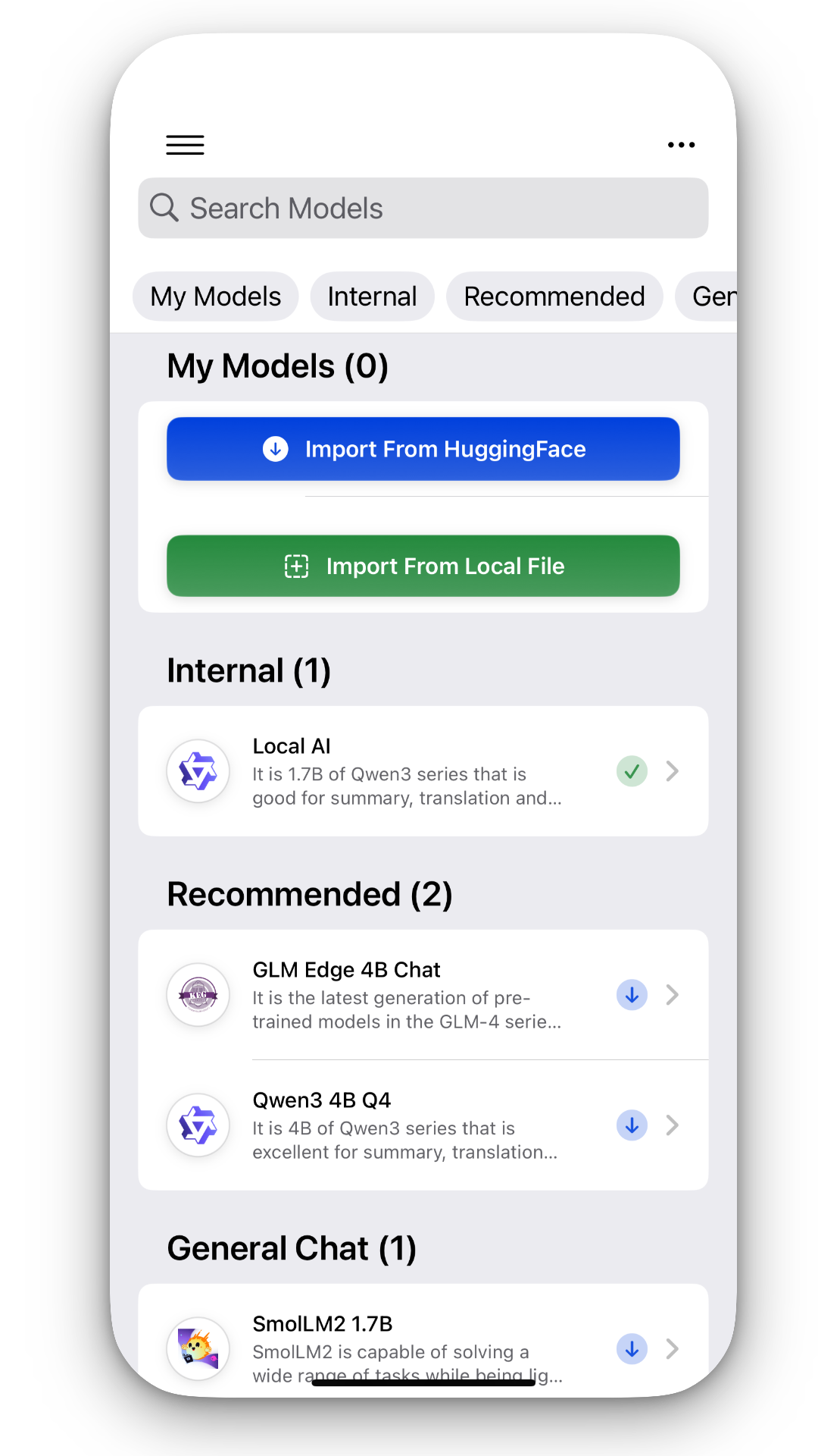Offline Models